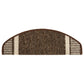 Trapmatten 15 St Zelfklevend 65X25 Cm Donkerbruin