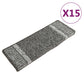 Trapmatten 15 St Zelfklevend 65X25 Cm Grijs