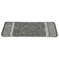 Trapmatten 15 St Zelfklevend 65X25 Cm Grijs