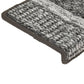 Trapmatten 15 St Zelfklevend 65X25 Cm Grijs