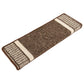 Trapmatten 15 St Zelfklevend 65X25 Cm Donkerbruin