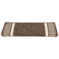 Trapmatten 15 St Zelfklevend 65X25 Cm Donkerbruin