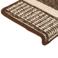 Trapmatten 15 St Zelfklevend 65X25 Cm Donkerbruin