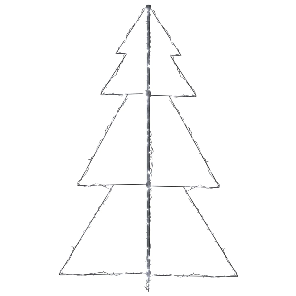 Kegelkerstboom 200 Led's Binnen En Buiten 98X150 Cm