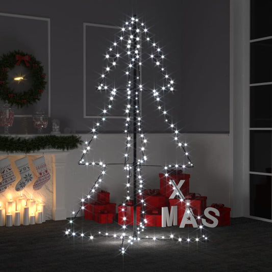 Kegelkerstboom 200 Led's Binnen En Buiten 98X150 Cm