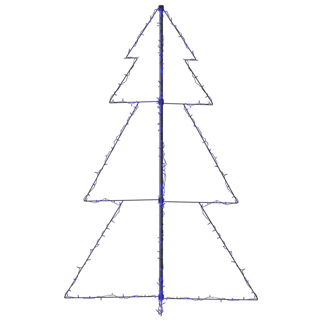 Kegelkerstboom 200 Led's Binnen En Buiten 98X150 Cm
