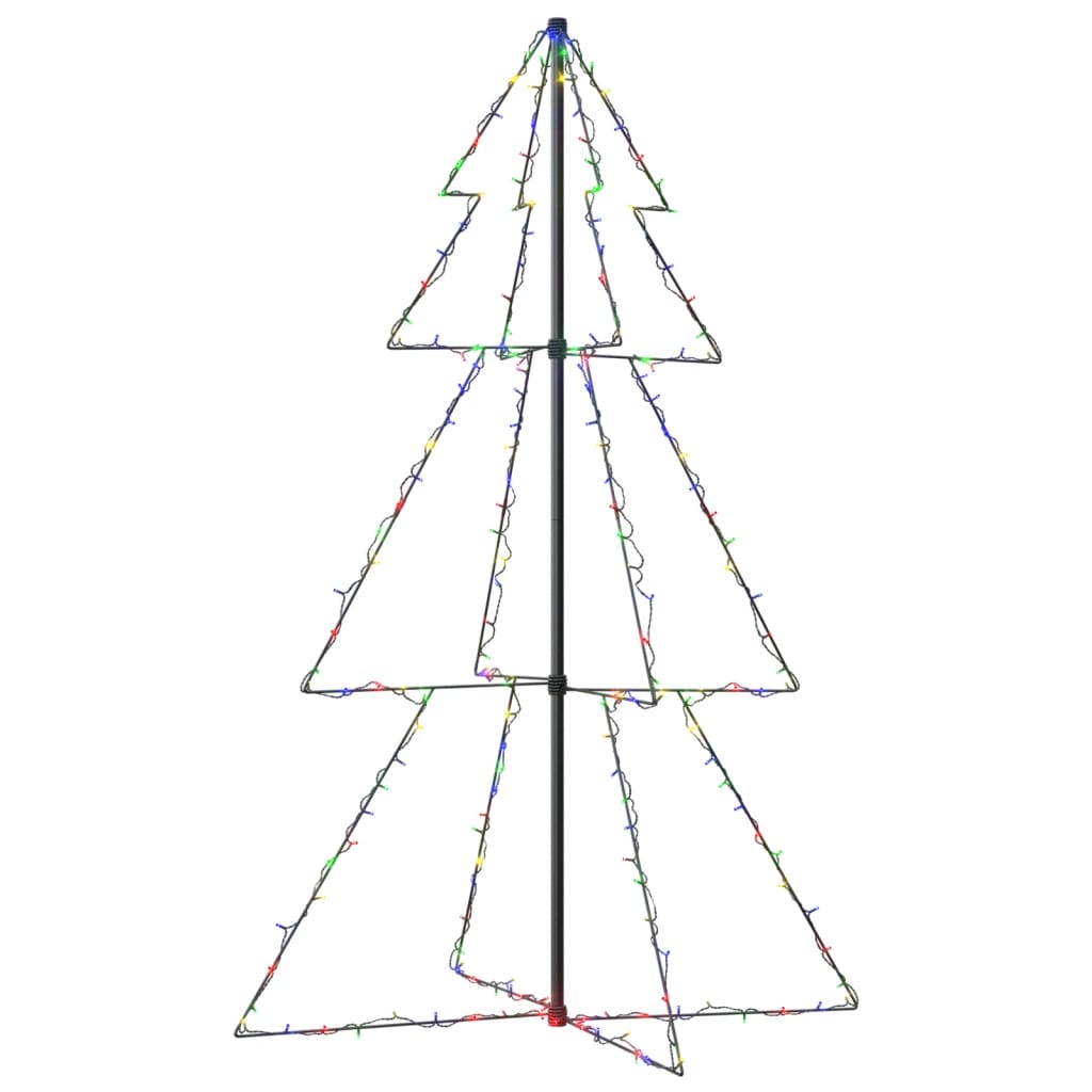 Kegelkerstboom 200 Led's Binnen En Buiten 98X150 Cm