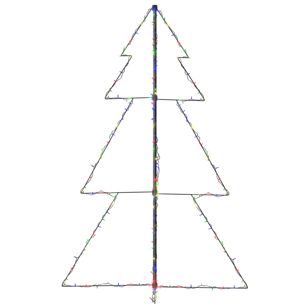 Kegelkerstboom 200 Led's Binnen En Buiten 98X150 Cm