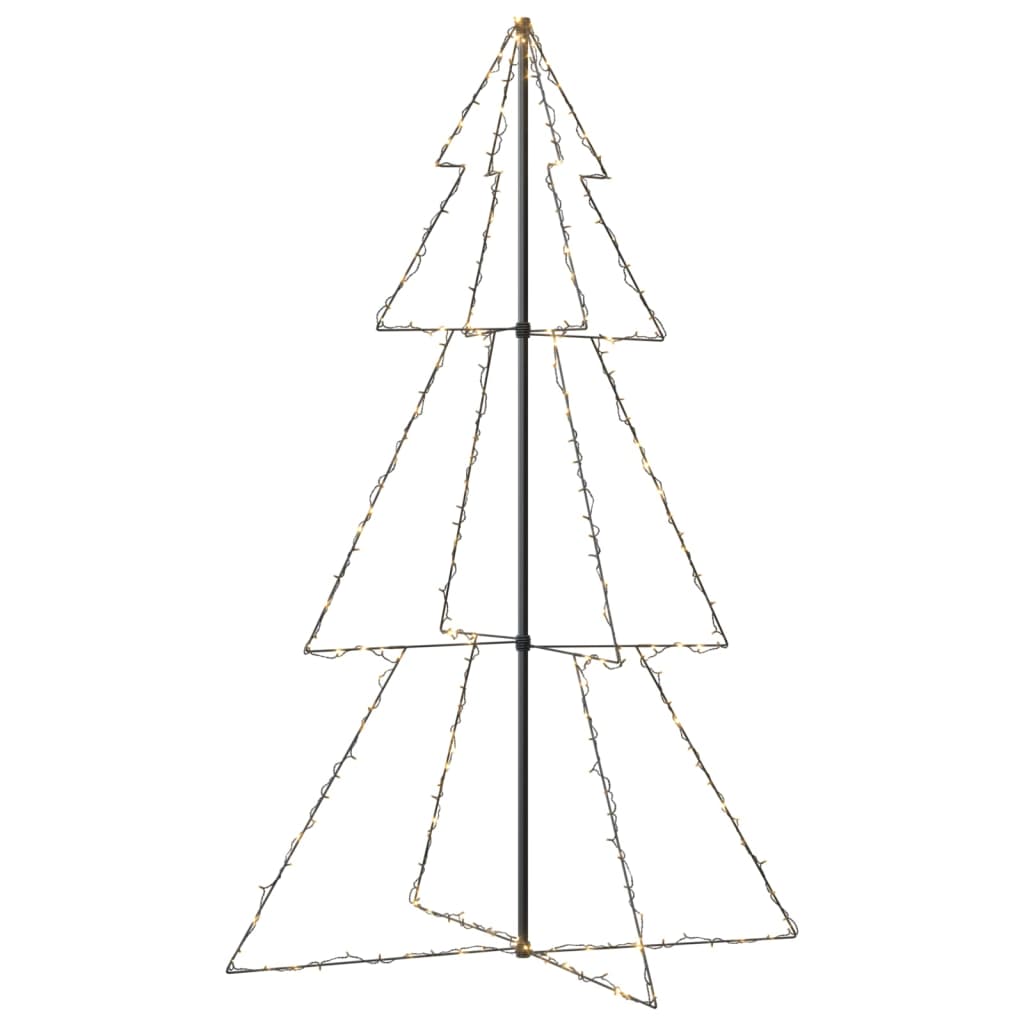 Kegelkerstboom 240 Led's Binnen En Buiten 118X180 Cm