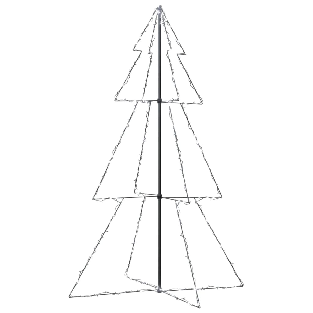 Kegelkerstboom 240 Led's Binnen En Buiten 118X180 Cm