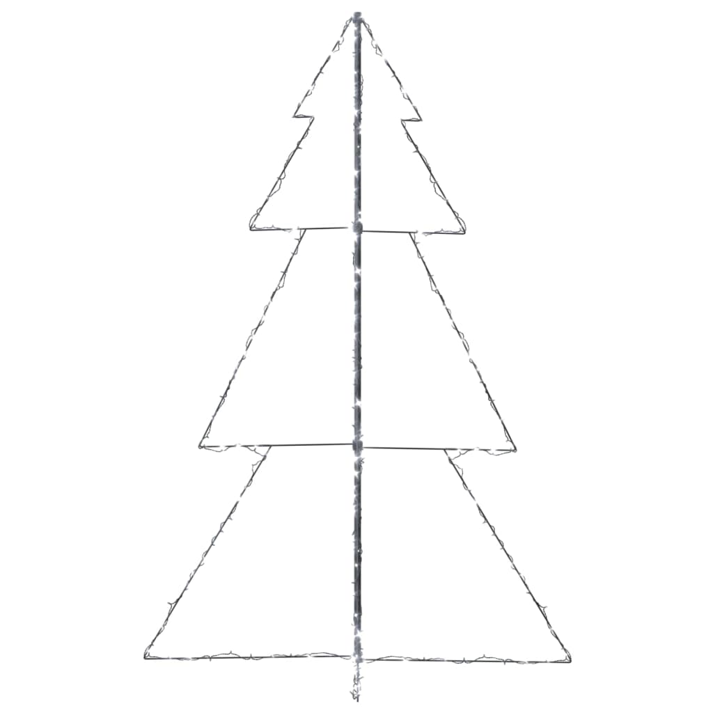 Kegelkerstboom 240 Led's Binnen En Buiten 118X180 Cm