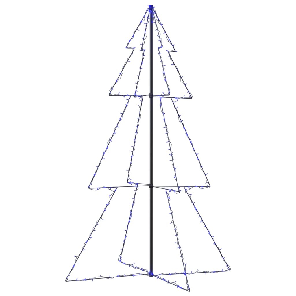 Kegelkerstboom 240 Led's Binnen En Buiten 118X180 Cm