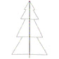 Kegelkerstboom 240 Led's Binnen En Buiten 118X180 Cm