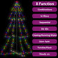 Kegelkerstboom 240 Led's Binnen En Buiten 118X180 Cm