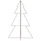 Kegelkerstboom 240 Led's Binnen En Buiten 118X180 Cm