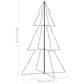 Kegelkerstboom 240 Led's Binnen En Buiten 118X180 Cm