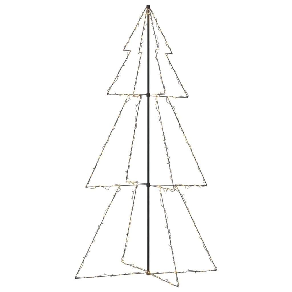 Kegelkerstboom 300 Led's Binnen En Buiten 120X220 Cm