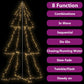 Kegelkerstboom 300 Led's Binnen En Buiten 120X220 Cm