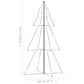 Kegelkerstboom 300 Led's Binnen En Buiten 120X220 Cm