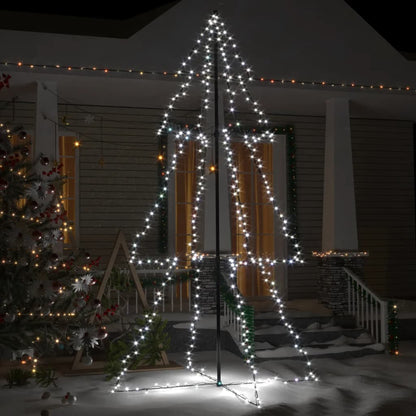 Kegelkerstboom 300 Led's Binnen En Buiten 120X220 Cm