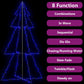 Kegelkerstboom 300 Led's Binnen En Buiten 120X220 Cm