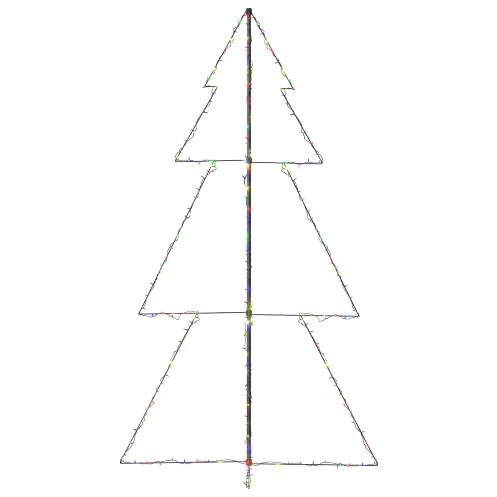 Kegelkerstboom 300 Led's Binnen En Buiten 120X220 Cm