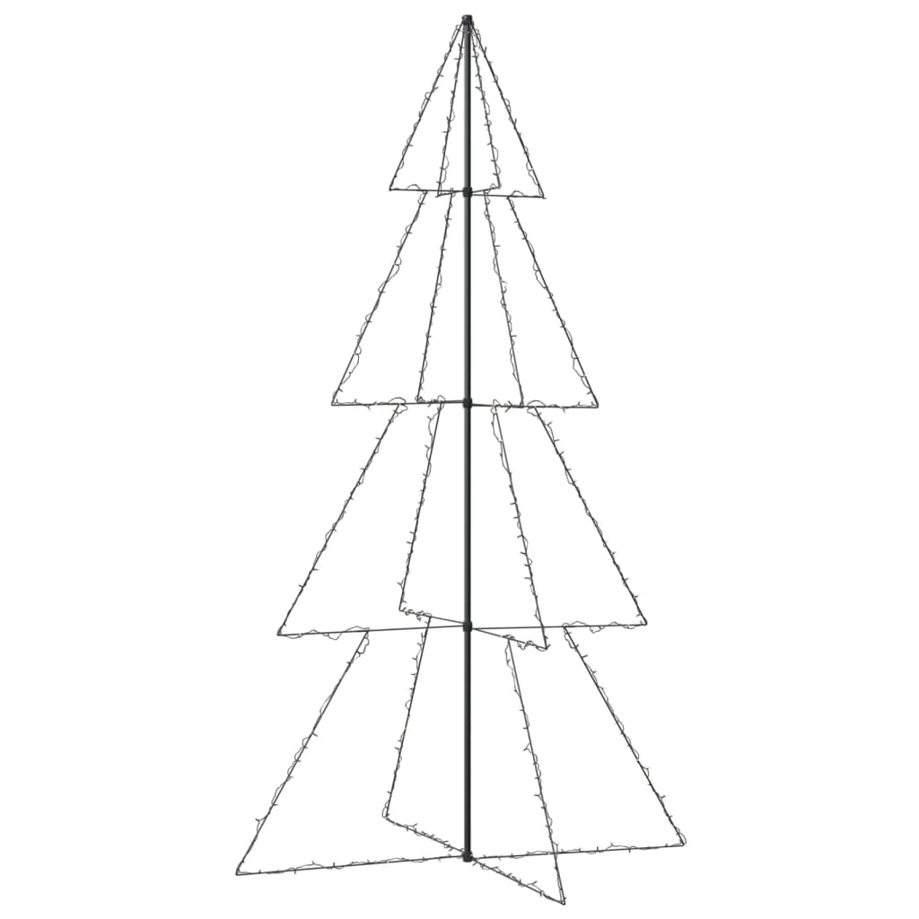 Kegelkerstboom 360 Led's Binnen En Buiten 143X250 Cm