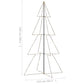 Kegelkerstboom 360 Led's Binnen En Buiten 143X250 Cm