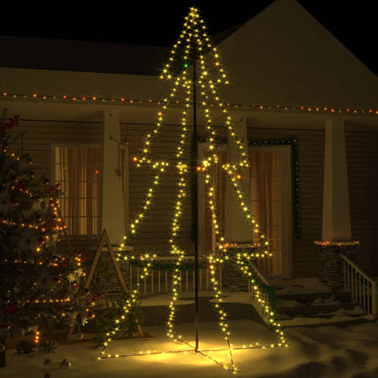Kegelkerstboom 360 Led's Binnen En Buiten 143X250 Cm