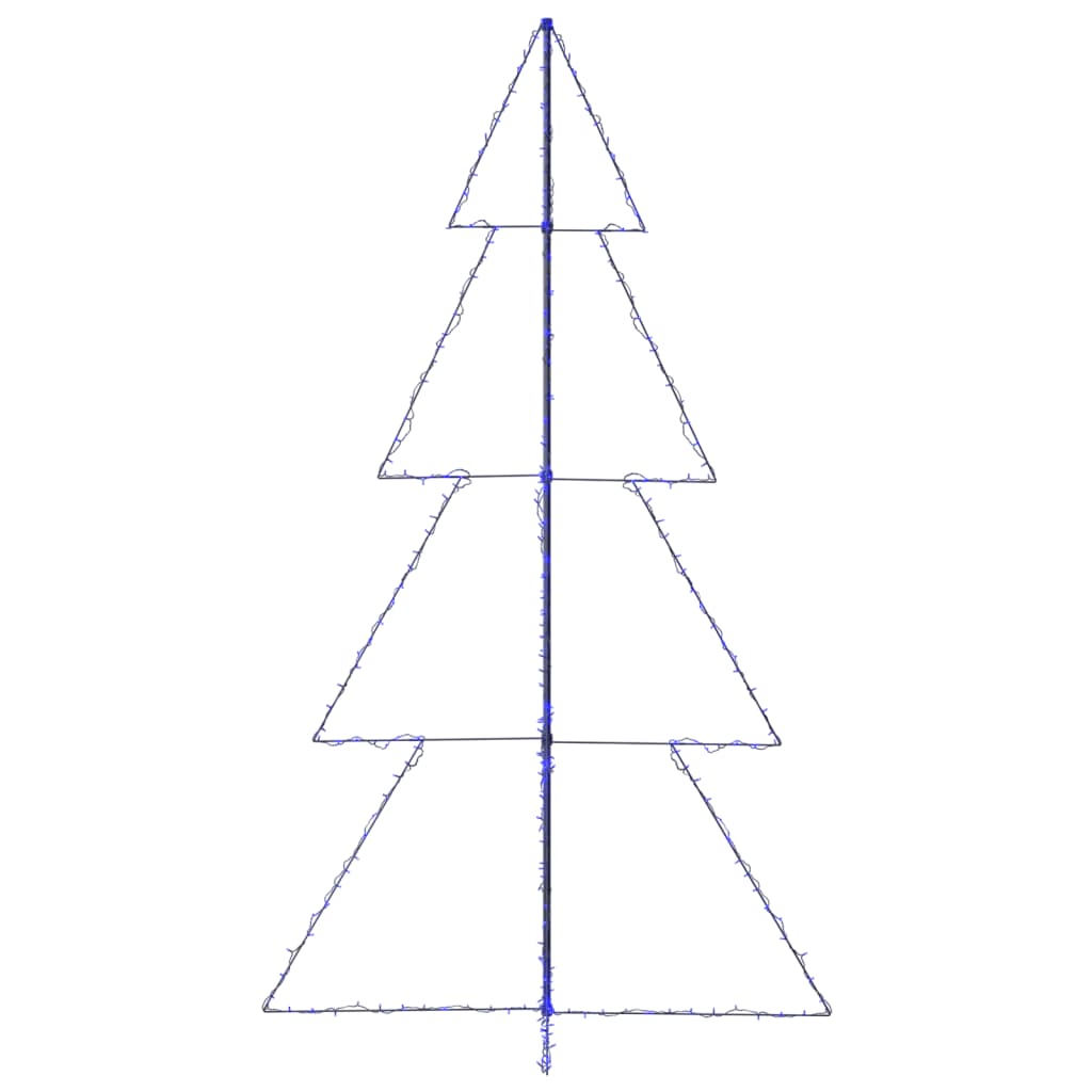 Kegelkerstboom 360 Led's Binnen En Buiten 143X250 Cm