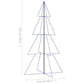 Kegelkerstboom 360 Led's Binnen En Buiten 143X250 Cm