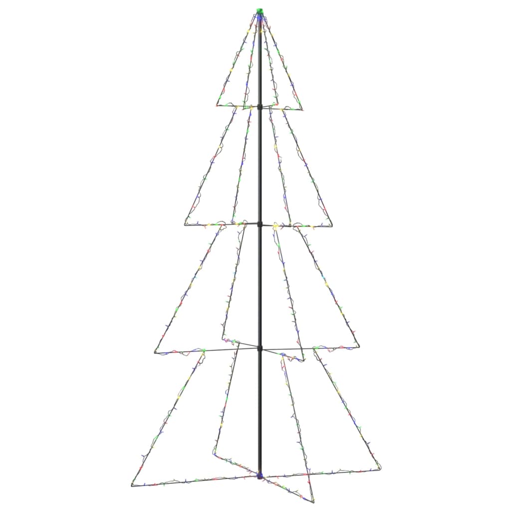 Kegelkerstboom 360 Led's Binnen En Buiten 143X250 Cm