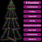 Kegelkerstboom 360 Led's Binnen En Buiten 143X250 Cm