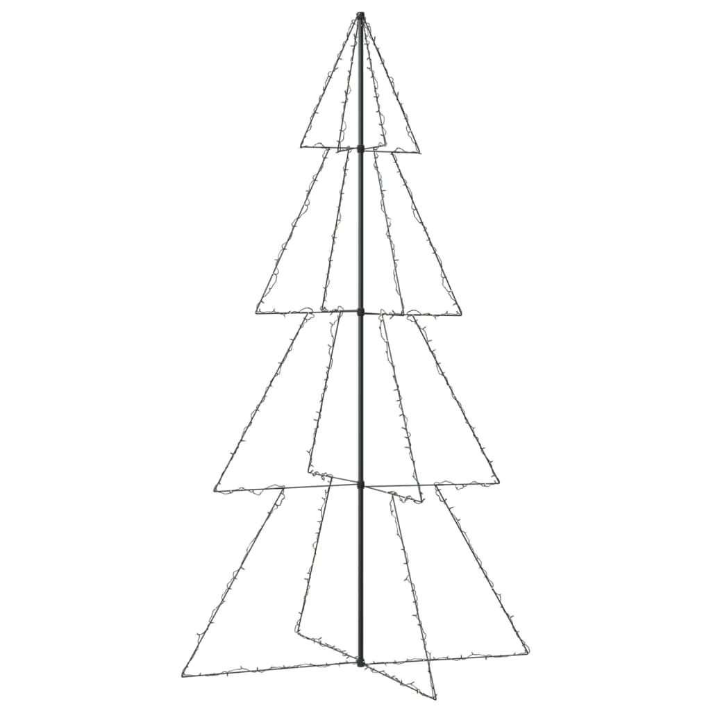 Kegelkerstboom 360 Led's Binnen En Buiten 143X250 Cm
