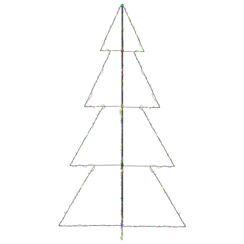 Kegelkerstboom 360 Led's Binnen En Buiten 143X250 Cm