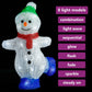 Kerstfiguur Sneeuwman Led Binnen En Buiten 30 Cm Acryl