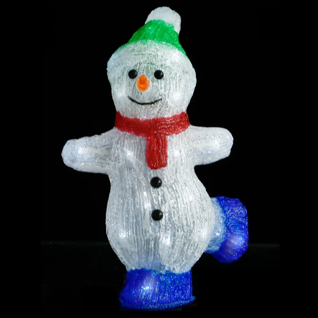 3-Delige Kerstfigurenset Led Binnen En Buiten Acryl
