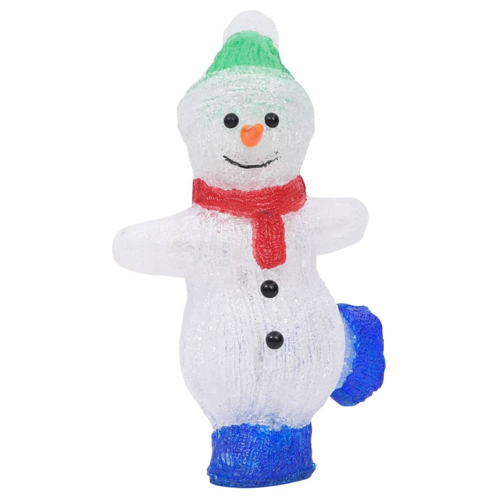 3-Delige Kerstfigurenset Led Binnen En Buiten Acryl