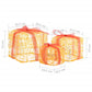 Kerstverlichting Geschenkdozen 3 St Decoratief Acryl Warmwit
