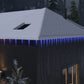 Kerstverlichting Ijspegel Met 100 Led's Acryl Blauw