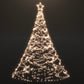 Kerstboom Met Metalen Paal En 1400 Led's 5 M Warmwit