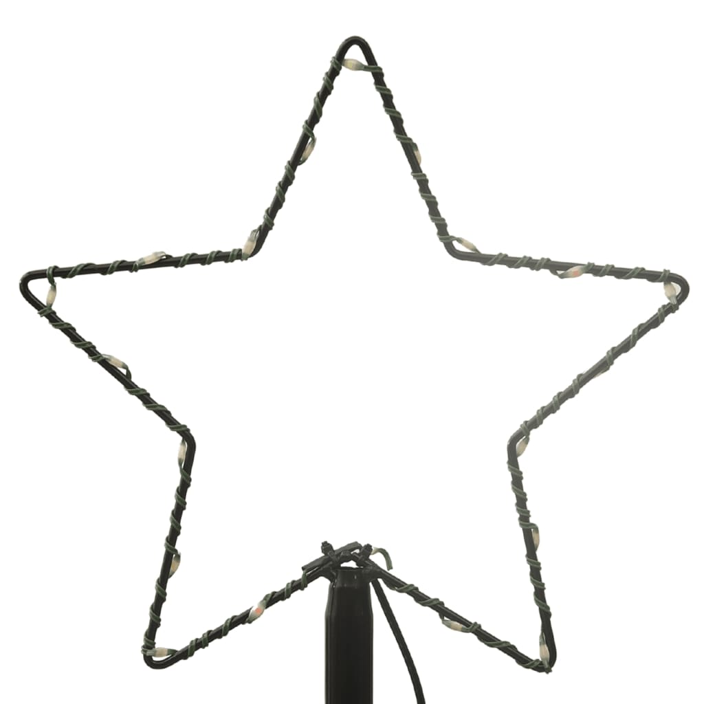 Kerstboom Met Metalen Paal En 1400 Led's 5 M Warmwit