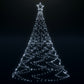 Kerstboom Met Metalen Paal En 1400 Led's 5 M Koudwit
