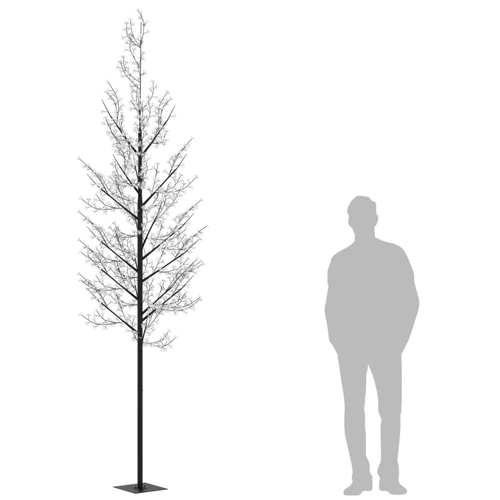Kerstboom Met 1200 Led's Meerkleurig Licht Kersenbloesem 400 Cm