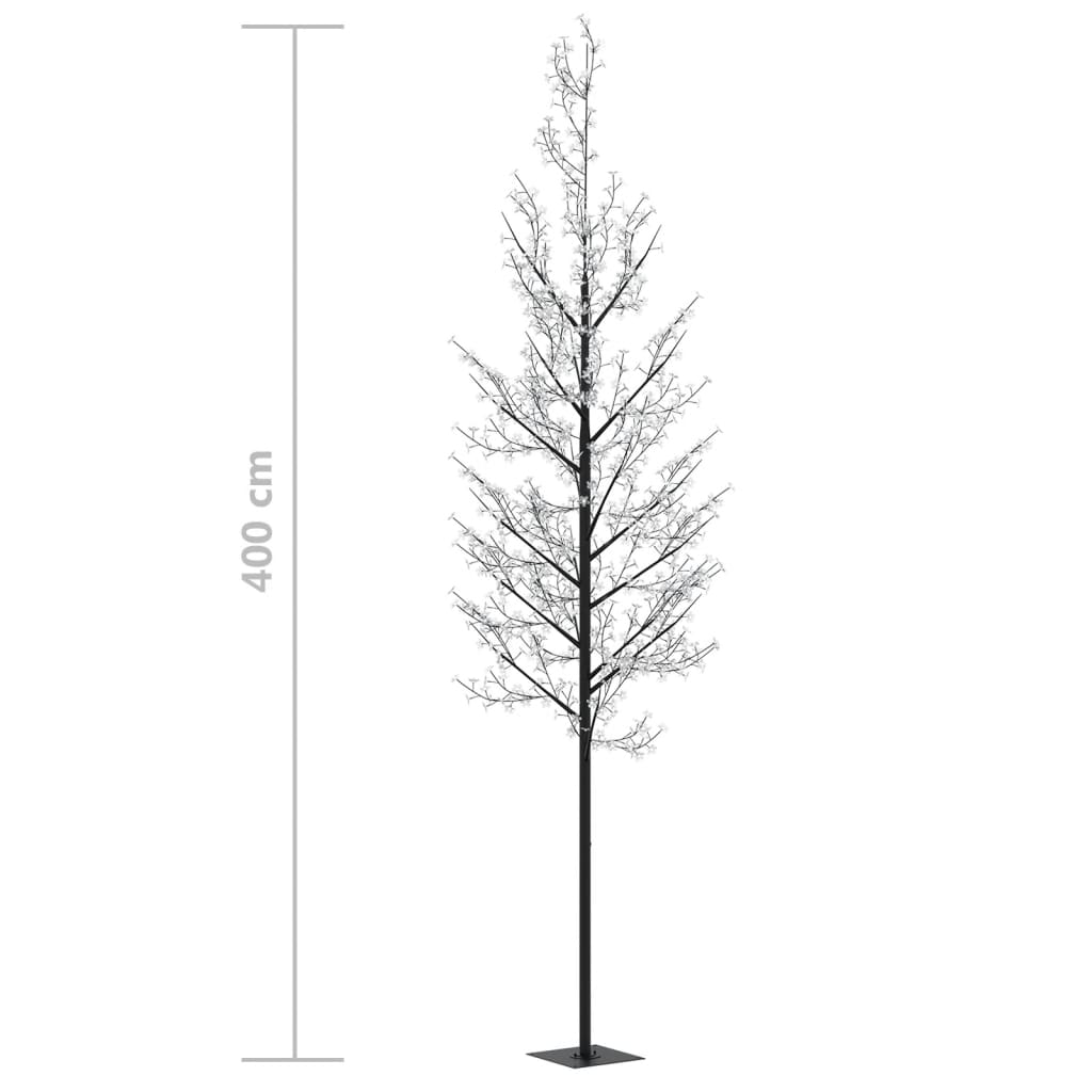 Kerstboom Met 1200 Led's Meerkleurig Licht Kersenbloesem 400 Cm