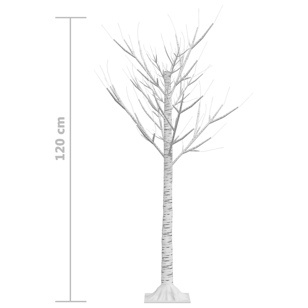 Kerstboom Wilg Met 120 Led's Binnen En Buiten 1,2 M Koudwit
