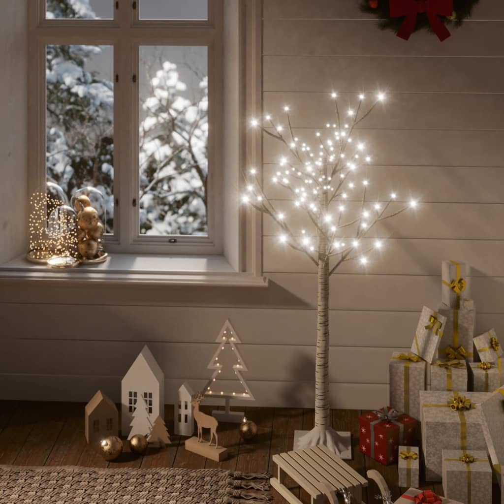 Kerstboom Wilg Met 120 Led's Binnen En Buiten 1,2 M Koudwit