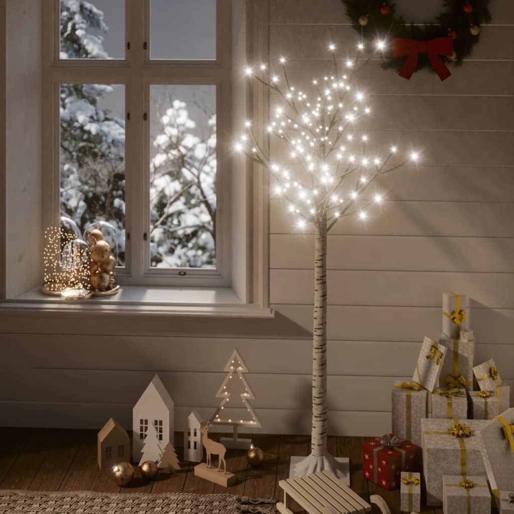 Kerstboom Wilg Met 140 Led's Binnen En Buiten 1,5 M Koudwit