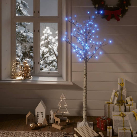 Kerstboom Wilg Met 140 Led's Binnen En Buiten 1,5 M Blauw