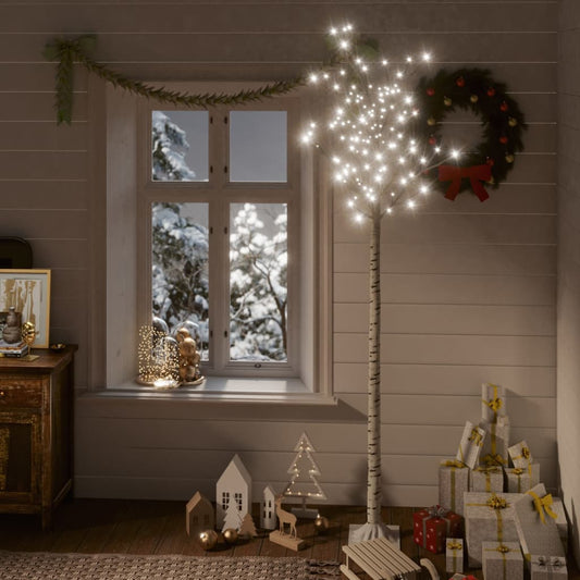 Kerstboom Wilg Met 200 Led's Binnen En Buiten 2,2 M Koudwit